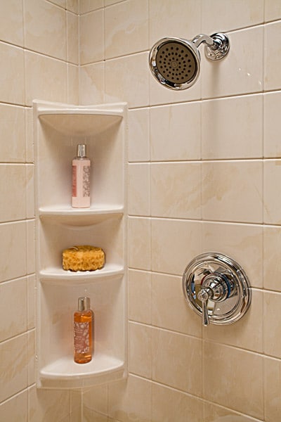 Bathroom Storage Accessories, Corner Soap Holder For Tile Shower
